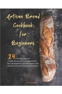 Artisan Bread Cookbook for Beginners