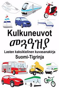 Suomi-Tigrinja Kulkuneuvot/መጓዓዝያ Lasten kaksikielinen kuvasanakirja