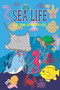 Sea Life Coloring Book For Kids