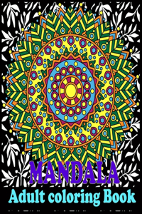 Mandala adult coloring book