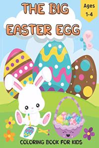 Big Easter Egg Coloring Book for Kids Ages 1-4