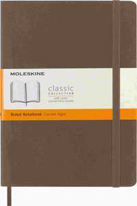Moleskine Earth Brown Notebook Large Ruled Soft