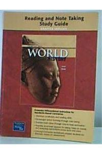 Prentice Hall World History Adapted Reading and Note Taking Study Guide Survey 2007