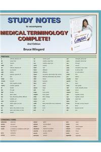 Study Notes for Medical Terminology