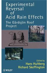 Experimental Reversal of Acid Rain Effects