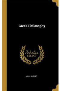 Greek Philosophy