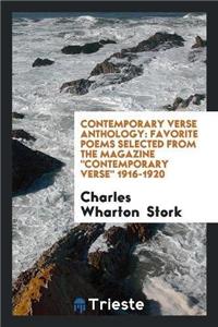 Contemporary Verse Anthology