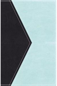 KJV, UltraSlim Reference Bible, Imitation Leather, Blue/Green, Red Letter Edition