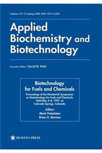 Biotechnology for Fuels and Chemicals