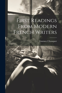 First Readings from Modern French Writers