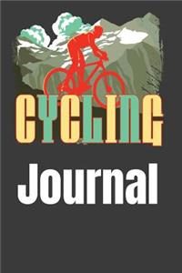 Cycling Journal: Logbook for keeping track or rides and bike maintenance