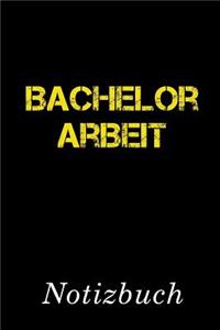 Bachelorarbeit Notizbuch