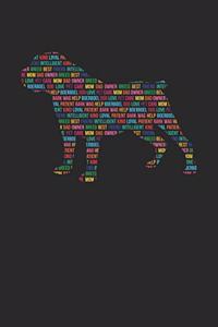 Boerboel Notebook 'Word Cloud' - Gift for Boerboel Lovers - Boerboel Journal