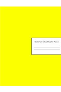 Elementary School Teacher Planner