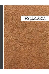 Dot grid notebook journal