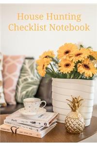 House Hunting Checklist Notebook