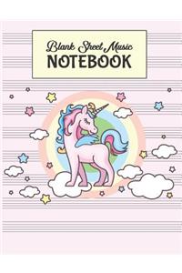 Blank Sheet Music Notebook