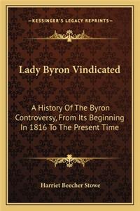 Lady Byron Vindicated