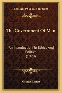 The Government of Man