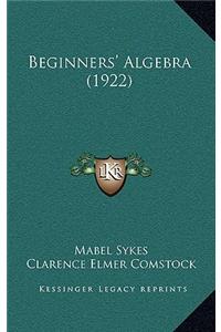 Beginners' Algebra (1922)