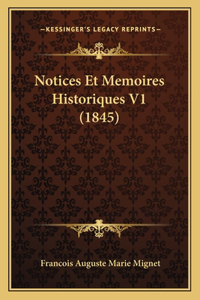 Notices Et Memoires Historiques V1 (1845)