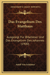 Das Evangelium Des Matthaus