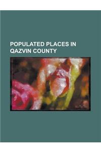 Populated Places in Qazvin County