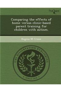 Comparing the Effects of Home Versus Clinic-Based Parent Training for Children with Autism