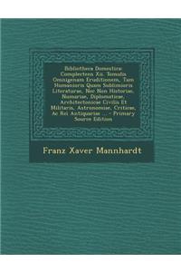 Bibliotheca Domestica