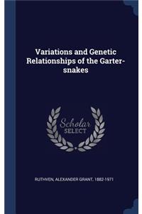 Variations and Genetic Relationships of the Garter-snakes