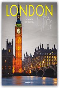 LONDON GLITZ 2020 SQUARE WALL CALENDAR