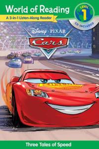 World of Reading Cars 3-In-1 Listen-Along Reader: 3 Tales of Adventure with CD! [With Audio CD]