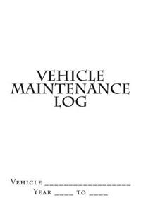 Vehicle Maintenance Log