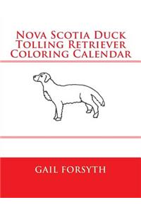 Nova Scotia Duck Tolling Retriever Coloring Calendar