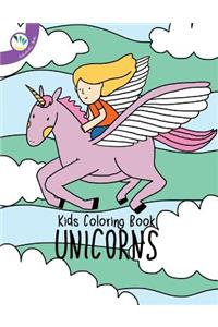Kids Coloring Book Unicorn
