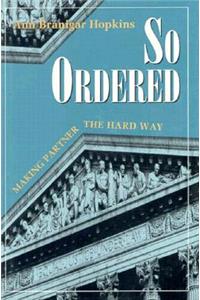 So Ordered: Making Partner>