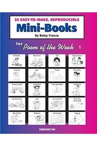 Mini-Books For Poem Of The Week 1