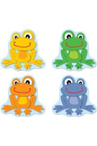 Funky Frogs Shape Stickers