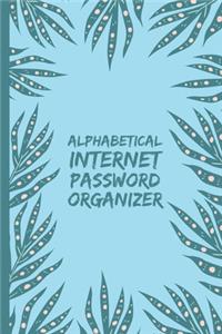 Alphabetical Internet Password Organizer