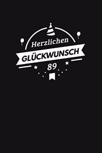 Herzlichen Glückwunsch 89, Alles gute zum 89 jährigen jubiläum