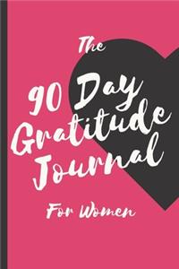 90 Day Gratitude Journal For Women