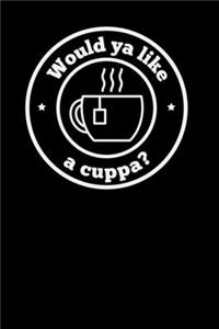 Would ya like a cuppa?