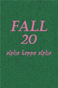 Fall 20 Alpha Kappa Alpha