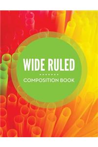 Wide Ruled Composition Book