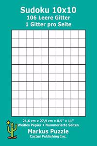 Sudoku 10x10 - 106 leere Gitter