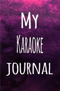 My Karaoke Journal