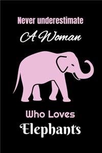 Never underestimate a woman who loves elephants