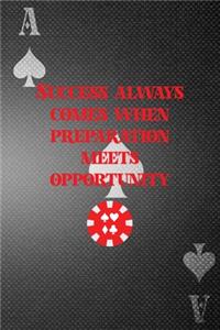 Success Always Comes When Preparation Meets Opportunity
