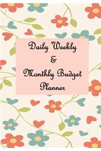 Daily Weekly & Monthly Budget Planner