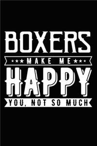 Boxers Make Me Happy You, Not So Much